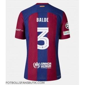 Barcelona Alejandro Balde #3 Replika Hemmatröja Damer 2023-24 Kortärmad